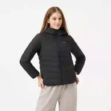 坦博尔 轻薄短款连帽通勤羽绒服 女款