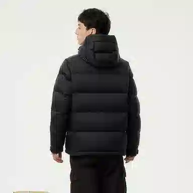 坦博尔 简约连帽休闲长袖羽绒服 男款