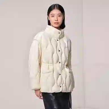 坦博尔 纯色立领羽绒服 女款