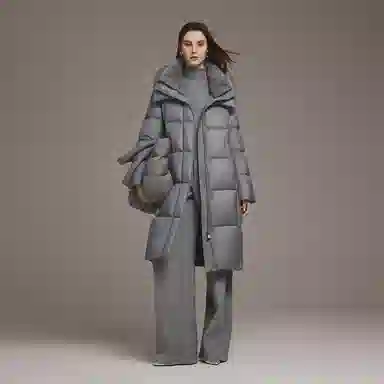 坦博尔 保暖高端外套面包羽绒服 女款