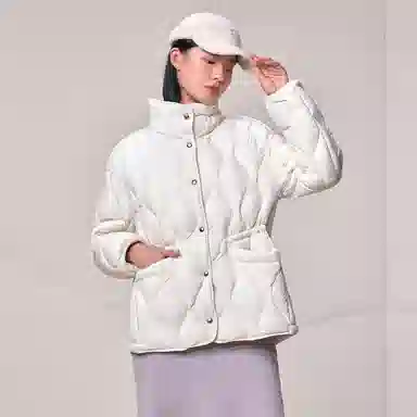 坦博尔 纯色立领羽绒服 女款