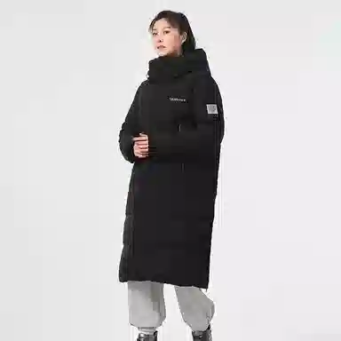 坦博尔 字母印花加厚长款羽绒服 男女同款