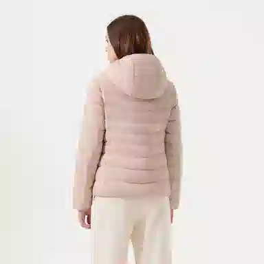 坦博尔 轻薄短款连帽通勤羽绒服 女款