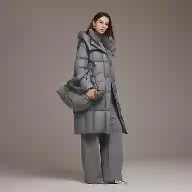 坦博尔 保暖高端外套面包羽绒服 女款