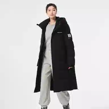 坦博尔 字母印花加厚长款羽绒服 男女同款