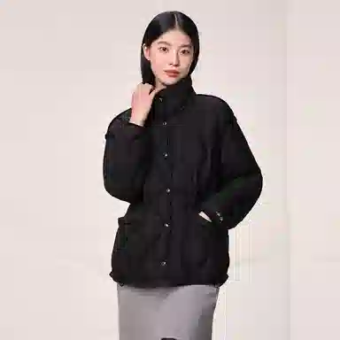 坦博尔 纯色立领羽绒服 女款