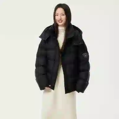 坦博尔 简约纯色保暖羽绒服 女款