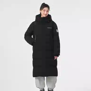 坦博尔 字母印花加厚长款羽绒服 男女同款