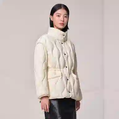 坦博尔 纯色立领羽绒服 女款