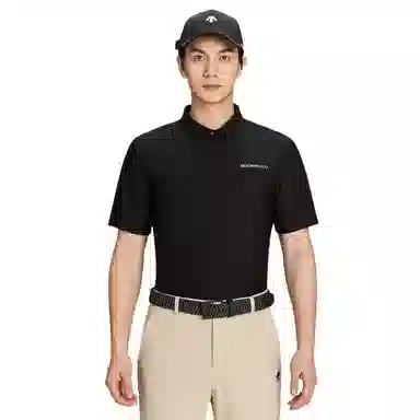 DESCENTE GOLF S-CORE logoPolo
