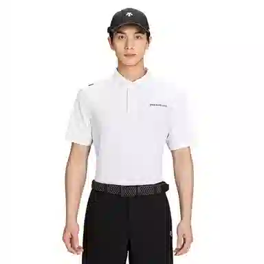 DESCENTE GOLF S-CORE logoPolo