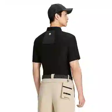 DESCENTE GOLF S-CORE logoPolo
