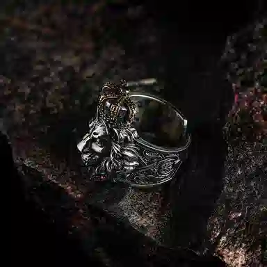 GUXI Dark World Jungle King Ring