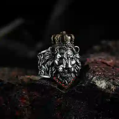 GUXI Dark World Jungle King Ring