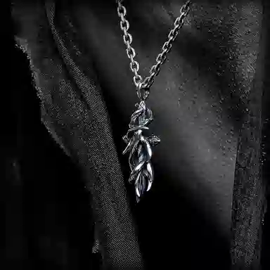 GUXI Dark World Cross Pendant Necklace