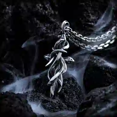 GUXI Dark World Cross Pendant Necklace