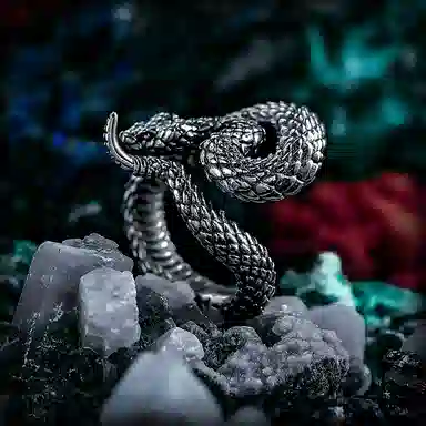 GUXI Magic Night Snake Ring