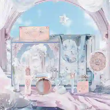 花知晓 山茶香颂礼盒 自然无瑕亮泽清透气色 九件套