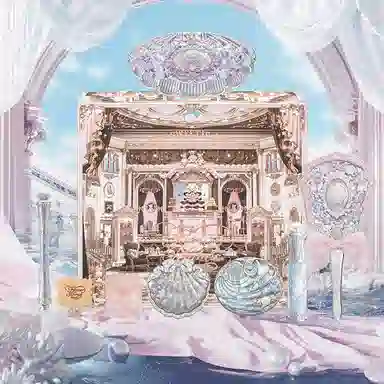 花知晓 贝壳珍珠淡粉珍珠礼盒彩妆套装 易上色 八件套