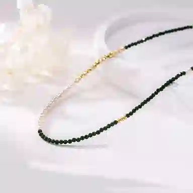 遇点 新中式国风复古精致高级锁骨链 优雅百搭套链 淡水珍珠 项链 女款