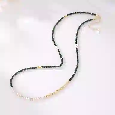 遇点 新中式国风复古精致高级锁骨链 优雅百搭套链 淡水珍珠 项链 女款