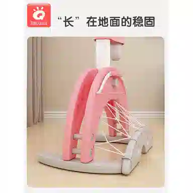 启启 可升降篮球架 室内户外投篮框 早教益智玩具