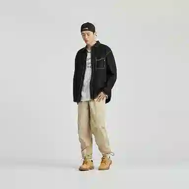 CAT Long Sleeve Shirt Black