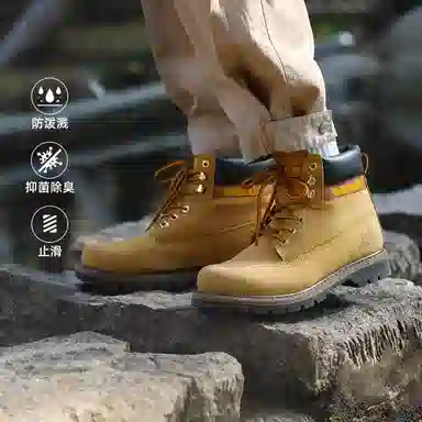 CAT Leather Ankle Boots