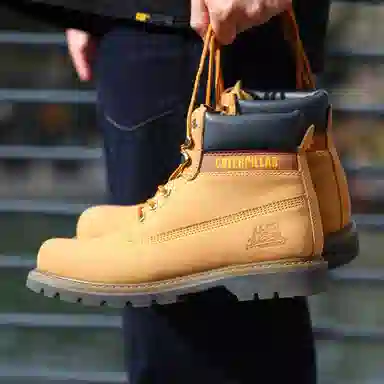 CAT Leather Ankle Boots