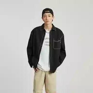 CAT Long Sleeve Shirt Black