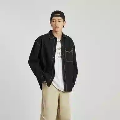 CAT Long Sleeve Shirt Black