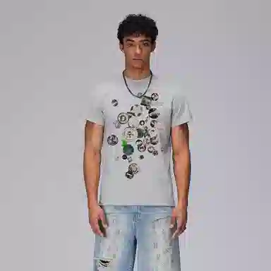 ROCAWEAR Badge Print T-Shirt