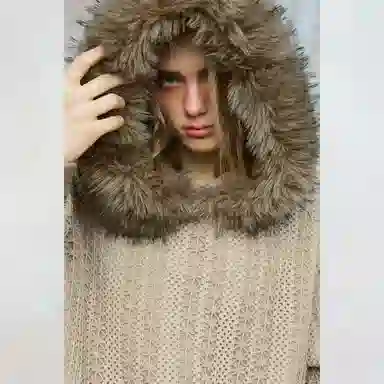 ROCAWEAR Fleece Lined Hoodie Khaki