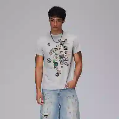 ROCAWEAR Badge Print T-Shirt