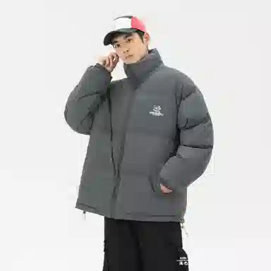 s.k. manor hill Basic Logo Puffer Jacket