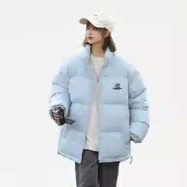 s.k. manor hill Basic Logo Puffer Jacket