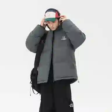 s.k. manor hill Basic Logo Puffer Jacket