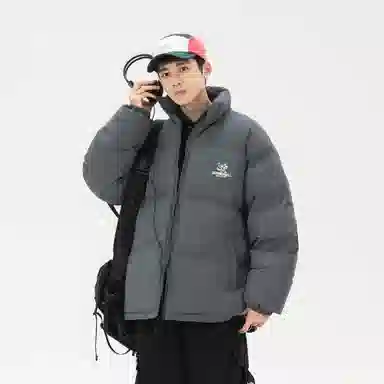 s.k. manor hill Basic Logo Puffer Jacket