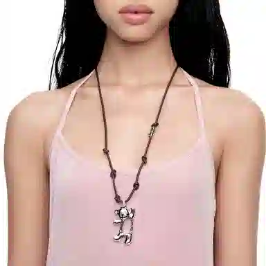 YVMIN Paradise Series Waving Bear Necklace