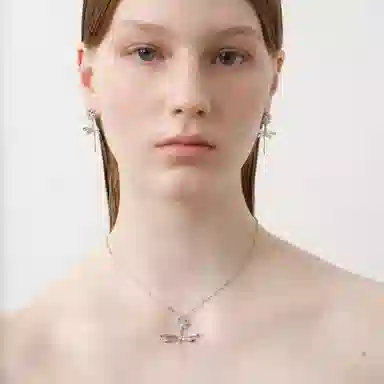 YVMIN Dragonfly Flower Necklace