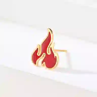 cooraree Flame Stud Earrings