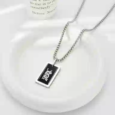 Cooraree Black Dragon Pendant Necklace