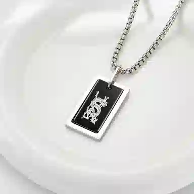 Cooraree Black Dragon Pendant Necklace