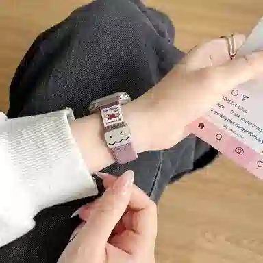 学长家 手表表带 苹果适用 尼龙材质 创意男女通用