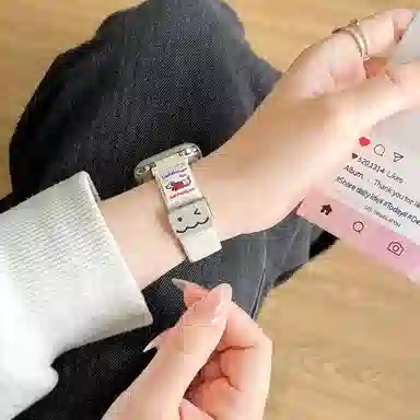 学长家 手表表带 苹果适用 尼龙材质 创意男女通用