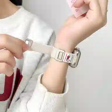 学长家 手表表带 苹果适用 尼龙材质 创意男女通用