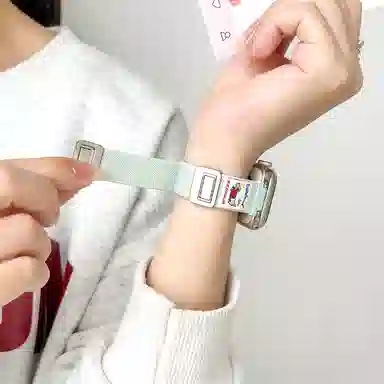 学长家 手表表带 苹果适用 尼龙材质 创意男女通用