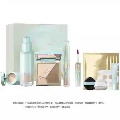 彩棠 钟情予你礼盒 控油自然无瑕持久服帖不卡粉遮瑕修饰肤色修饰轮廓