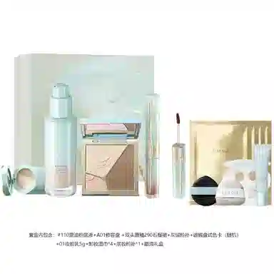 彩棠 钟情予你礼盒 控油自然无瑕持久服帖不卡粉遮瑕修饰肤色修饰轮廓