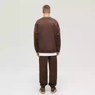 POINTLIMIT 3D Embossed Suede Sweatshirt